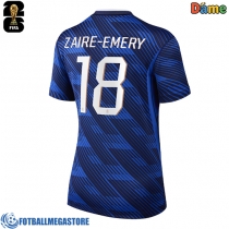 Fotballdrakt Dame Frankrike Warren Zaire-Emery #18 Hjemmedrakt VM 2026 Kortermet